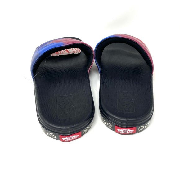 🔥HOT SALE🔥VANS Women's Size VN0A5HF59CD La Costa Sliders Black Blue Red Sandal - Picture 8 of 12
